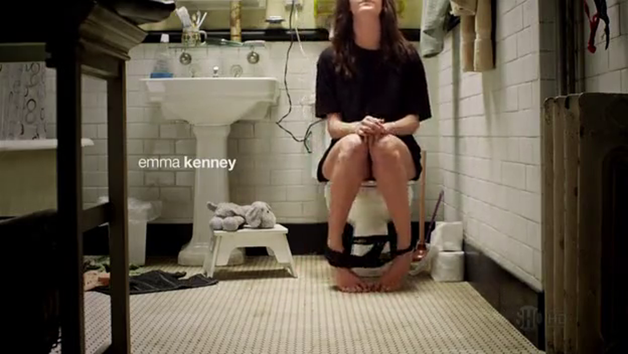 Photo by urodisco with the username @urodisco,  March 2, 2015 at 4:23 PM and the text says 'Fiona Gallagher (Emmy Rossum) in &ldquo;Shameless&rdquo;. #fiona  #gallagher  #emmy  #rossum  #shameless  #toilet  #sit  #pee  #piss  #pissing  #hot  #wet'