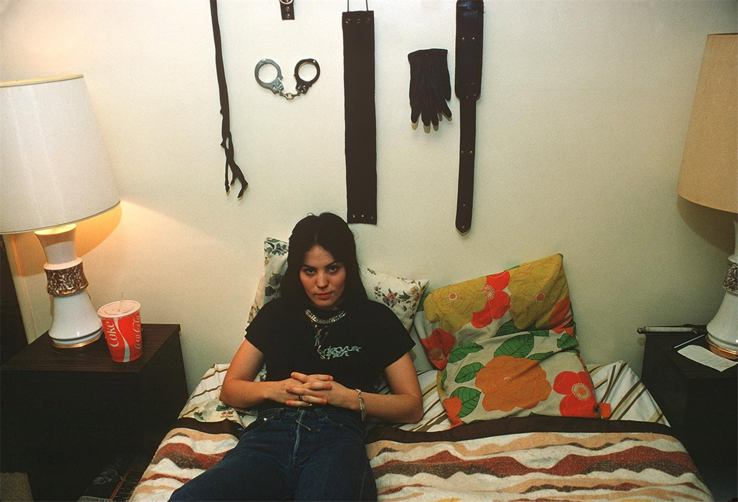 Photo by icurves with the username @icurves,  March 23, 2017 at 1:01 AM and the text says 'wilwheaton:
fuckyeahvintage-retro:
Joan Jett at home in L.A., 1977 © Chris Stein
Well, hello, there.

Not exactly porn, but Joan Jett with a variety of BDSM implements? FUCK YEAH, JOAN! #Joan  #Jett  #firstcrush'