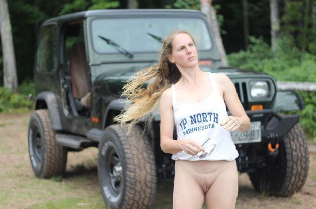 Photo by JoyMillad with the username @JoyMillad,  February 2, 2023 at 7:44 PM. The post is about the topic MILF and the text says 'I wish it was topless season for Jeep&#039;n - XOXO - Joy!'