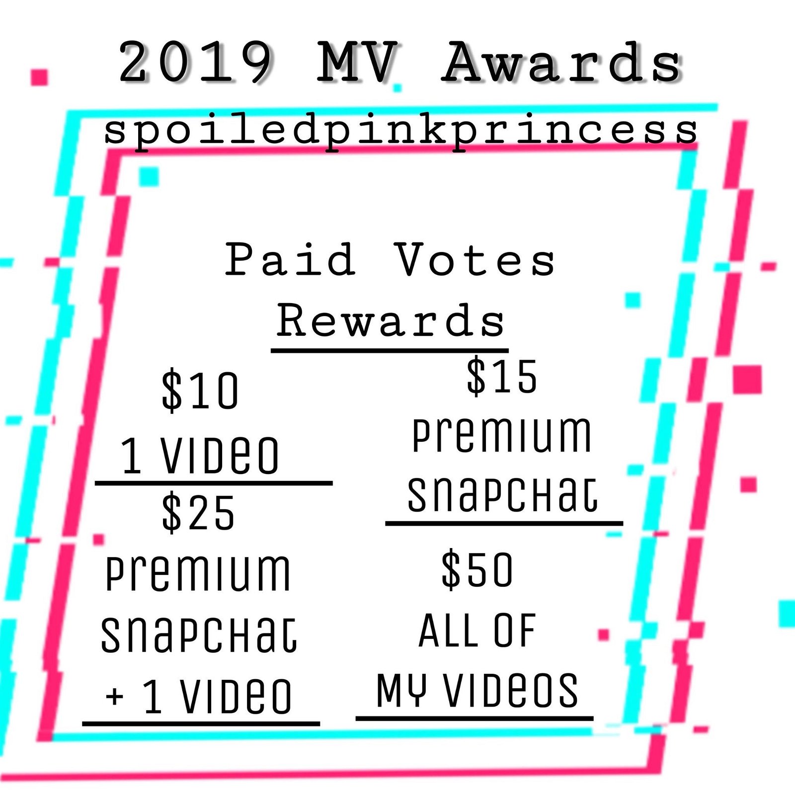 Photo by spoiledpinkprincess with the username @spoiledpinkprincess,  January 13, 2019 at 3:40 PM and the text says '🥀vote for me in the manyvids awards for best alt star🥀
all paid votes get rewards and you can vote for free daily 🖤
vote here: spoiledpinkprincess.manyvids.com/contest/2056'