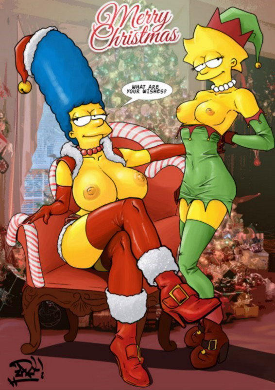 Photo by Addictedtoir with the username @Addictedtoir,  December 7, 2019 at 3:31 PM. The post is about the topic simpsons porn and the text says 'Marge and Lisa willing to please!'