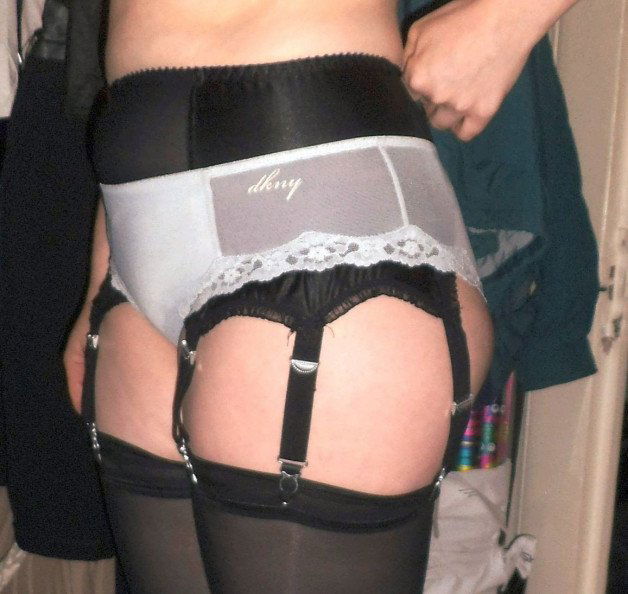 Photo by UrbanSpanker with the username @UrbanSpanker,  February 25, 2021 at 5:22 PM. The post is about the topic Ladies Spanked for Fun and the text says 'Love the sight of a spanked bottom seen through sheer knickers'