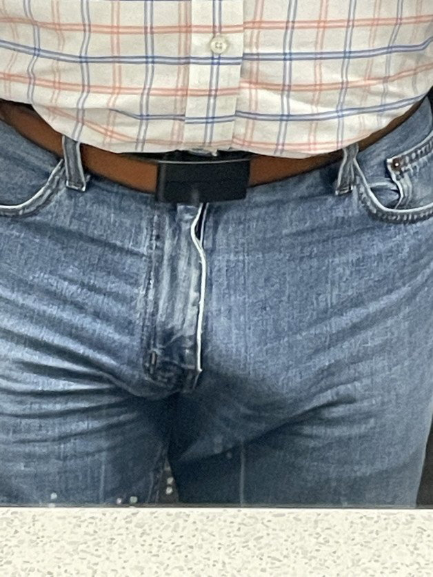 Watch the Photo by breathless-round-her with the username @breathless-round-her, posted on August 25, 2023. The post is about the topic Cocks in Jeans. and the text says 'My wife says that I should never wear underwear when I wear jeans - do you agree?'