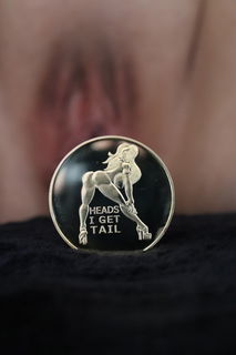 Album by KiwiCookieDough with the username @KiwiCookieDough, who is a verified user,  May 1, 2019 at 10:54 AM. The post is about the topic MILF and the text says 'Flip this coin in person at a session with me. 
0274696999 in Rotorua New Zealand. Text please. Fee info on www.CookietheMILF.com'