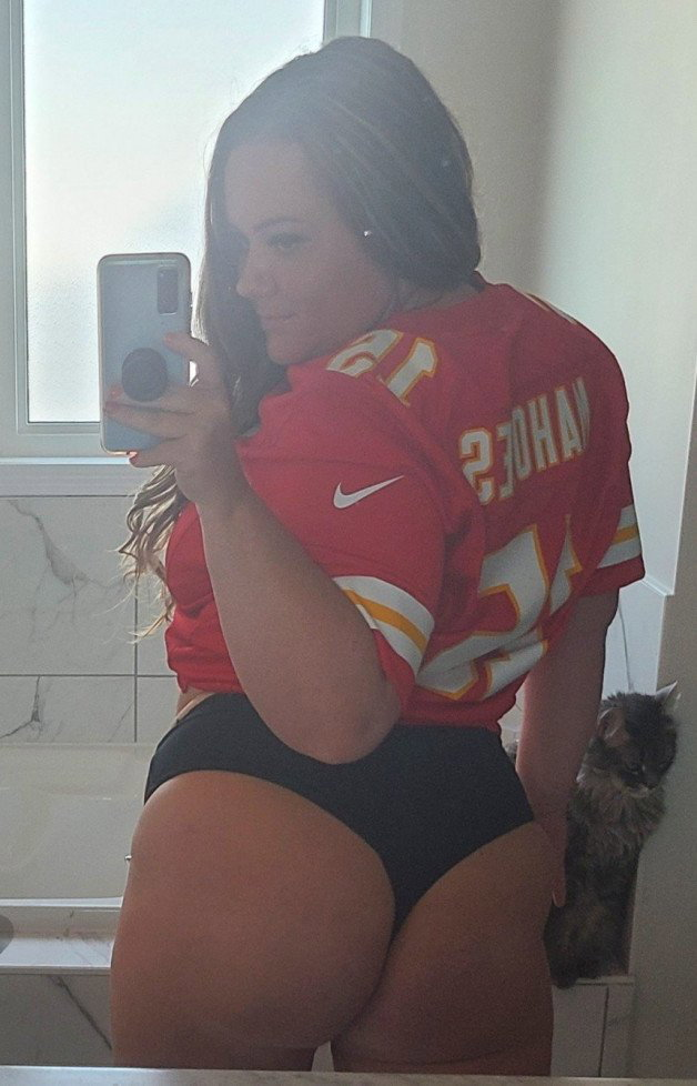 Photo by SlutWife17 with the username @SlutWife17,  August 26, 2021 at 10:15 PM. The post is about the topic Hotwife and the text says 'A good wife cheers for her husband's team and fucks the men he chooses. #hotwife'