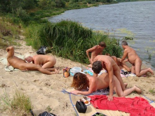 Photo by straponwilly with the username @straponwilly,  October 29, 2012 at 3:30 PM and the text says 'thesexualgourmet:

Would love to be a part of this beach orgy. This is an erotic scene…Looks almost multi-generational or a family affair'