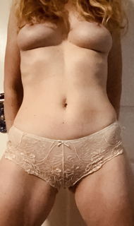 Photo by Redvixen with the username @Redvixen, who is a verified user,  June 10, 2024 at 8:06 AM. The post is about the topic MILF and the text says 'You like see through underwear, this is the best i could do'