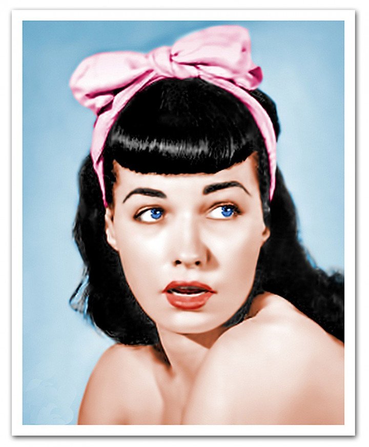 Photo by ZaarkMcark with the username @ZaarkMcark,  April 25, 2021 at 9:24 AM and the text says 'Bettie Page'