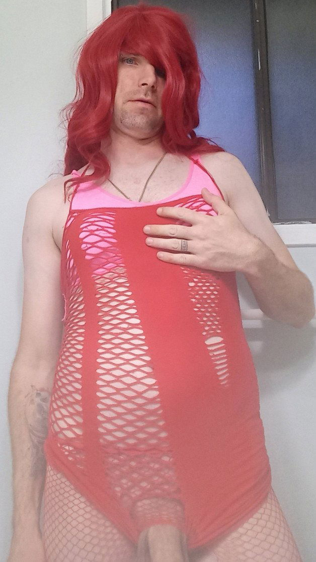 Photo by DeliciousDelilah with the username @DeliciousDelilah, who is a star user,  May 24, 2021 at 2:40 PM and the text says 'Fiesty Red Head!
#camslut #crossdresser #sexy #niceass #bigdick #calgary
Cum watch my private shows'
