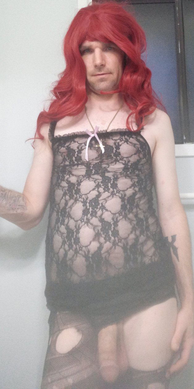 Photo by DeliciousDelilah with the username @DeliciousDelilah, who is a star user,  May 24, 2021 at 2:40 PM and the text says 'Fiesty Red Head!
#camslut #crossdresser #sexy #niceass #bigdick #calgary
Cum watch my private shows'