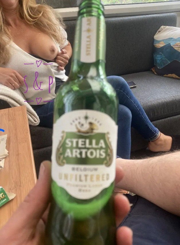 Photo by Slut & Philthy with the username @SlutnPhilthy, who is a verified user,  August 30, 2023 at 7:25 PM. The post is about the topic Side-boob & downblouse and the text says 'So im just having a little chat with out colonial brother @Matthewsv3x and the "photobomber just has to show how "unfiltered" she can be too 😂'