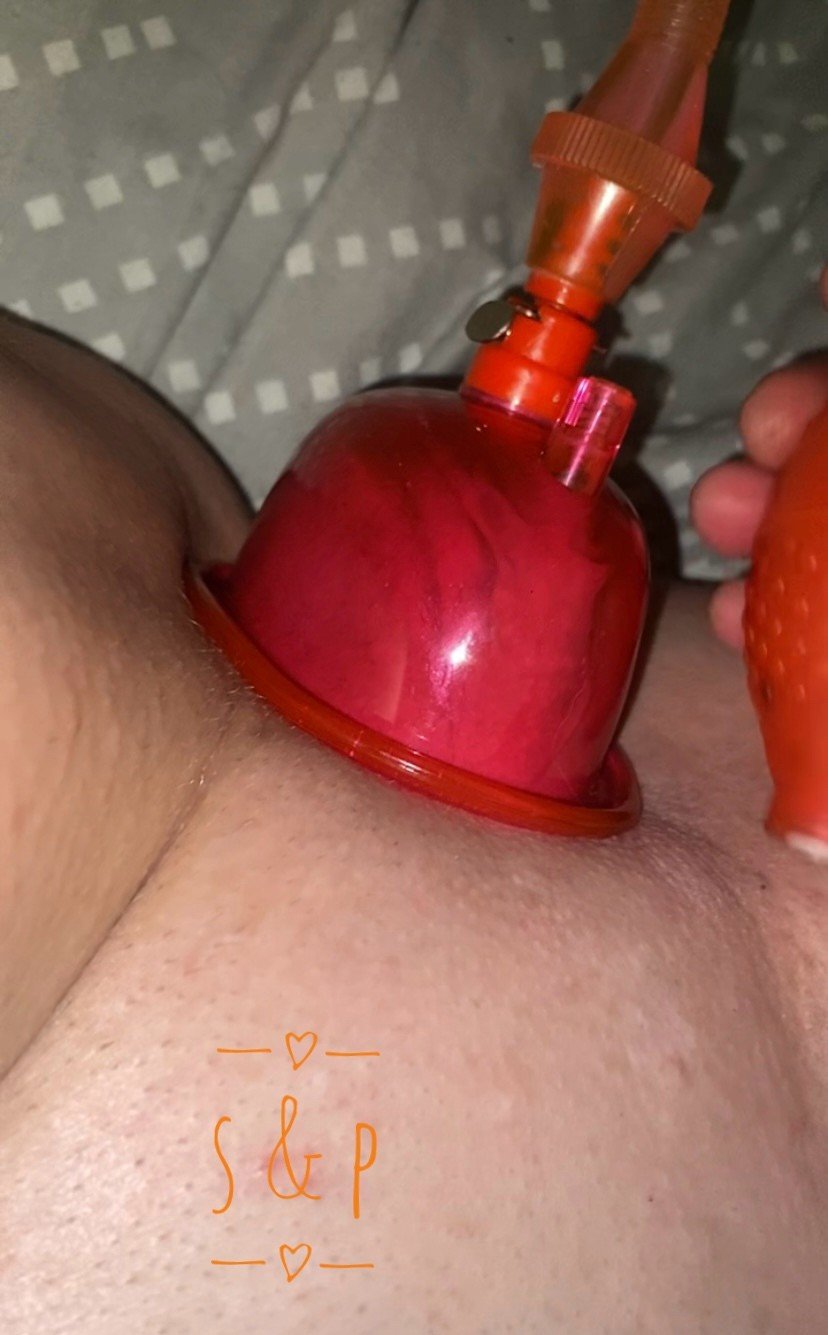 Album by Slut & Philthy with the username @SlutnPhilthy, who is a verified user,  June 3, 2024 at 9:19 PM. The post is about the topic Anonymous Amateurs and the text says 'I just love how swollen and sensitve the pump makes her juicy lips turn... Literally drooling down my cock as her lips pulse 😈'