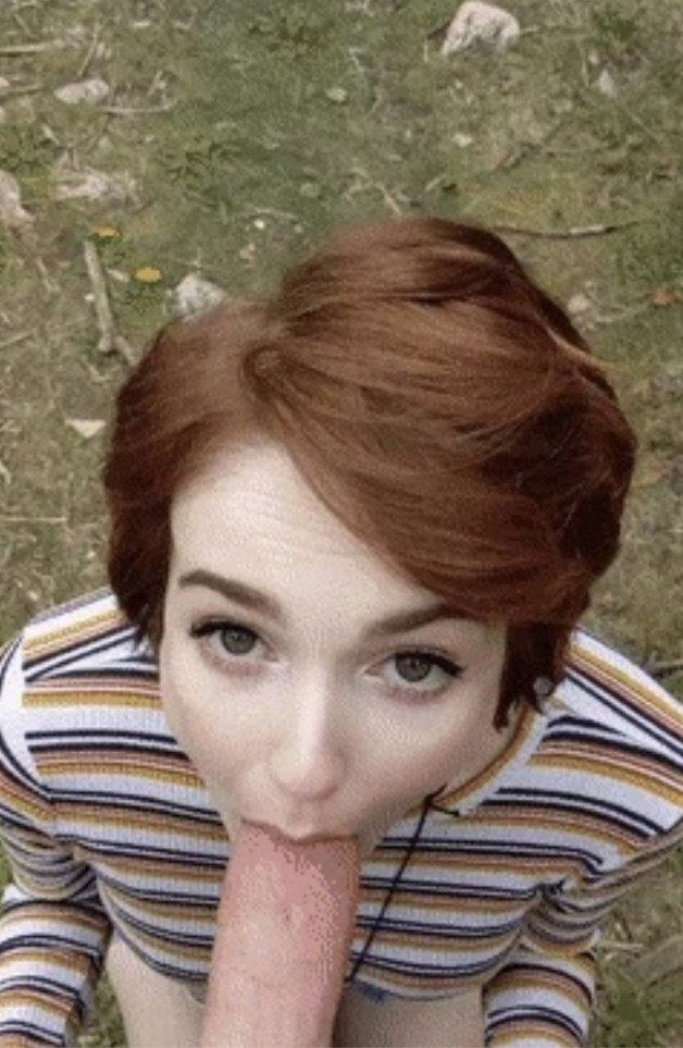 Photo by .Wander. with the username @NewWander,  September 18, 2023 at 6:16 PM. The post is about the topic Blowjobs and the text says 'Cute redhead giving head.

Come wander over to my page for more naughtiness'
