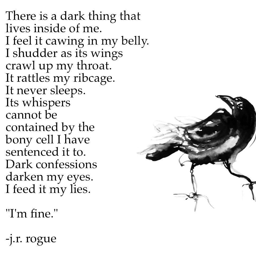 Photo by Abdias with the username @tonto42033,  July 24, 2015 at 2:22 AM and the text says 'rogueauthor:

First book of poetry out his year! #jrrogue'