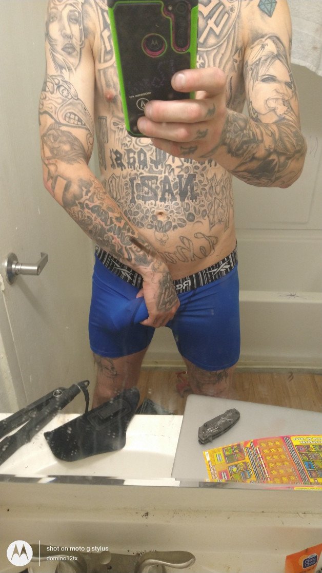 Photo by Domino Day with the username @Domino1220,  May 31, 2021 at 9:38 AM. The post is about the topic Bulges and the text says 'my bulge is looking pretty alright, huh?'