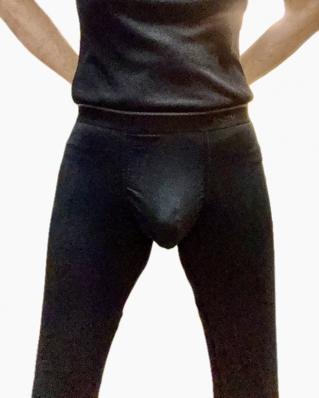 Photo by bigtitfucker with the username @bigtitfucker,  October 30, 2023 at 8:05 PM. The post is about the topic Straight Underwear and the text says 'BN3th Leggings With Nice Pouch'