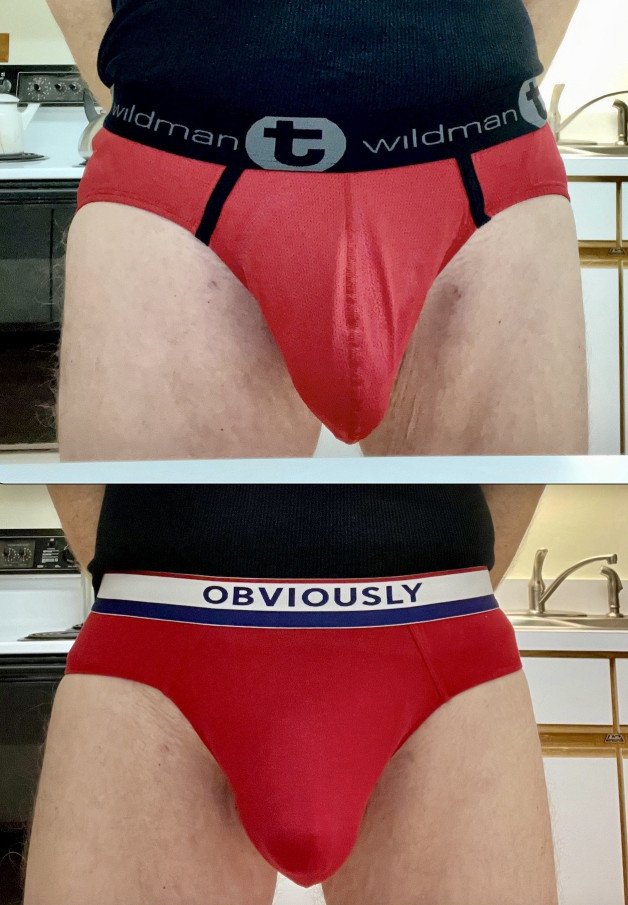 Photo by bigtitfucker with the username @bigtitfucker,  February 12, 2022 at 9:15 AM. The post is about the topic bulges_galore and the text says 'WildmanT VS Obviously. Which Is Hotter?'