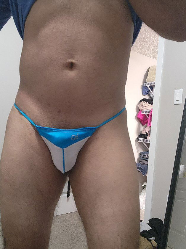 Photo by Zeeliciouz with the username @Zeeliciouz,  October 25, 2023 at 3:45 PM. The post is about the topic Mens Thongs & G-Strings and the text says '#gstring #gaybottom #gaylove'