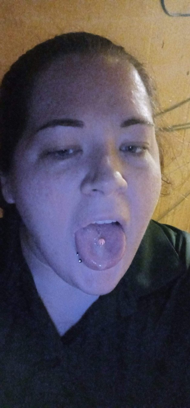 Photo by Matt&April with the username @April85, who is a verified user,  May 27, 2021 at 10:50 AM. The post is about the topic cum in my mouth and the text says 'when my man lets me take another guy s load in my mouth'