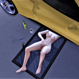 Photo by 3D-Sensual with the username @3D-Sensual,  May 22, 2021 at 8:25 PM. The post is about the topic 3DPhotography and the text says 'Car Repair makes me horny, do you want to come inside me? 💖
#hot #horny #blond #3D #car #hotgirl #ass #bigcock'