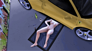 Album by 3D-Sensual with the username @3D-Sensual,  May 22, 2021 at 8:25 PM. The post is about the topic 3DPhotography and the text says 'Car Repair makes me horny, do you want to come inside me? 💖
#hot #horny #blond #3D #car #hotgirl #ass #bigcock'