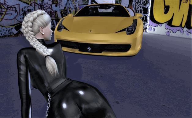 Album by 3D-Sensual with the username @3D-Sensual,  May 22, 2021 at 6:03 PM. The post is about the topic 3D Porn and the text says 'Ready for the racing 😁✌💕
#latex #hotgirl #blond #cyborg #3Dphotography #3D'