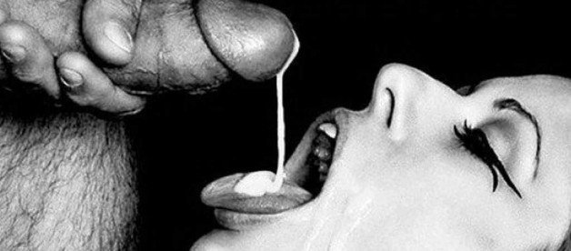 Photo by BlackWhiteErotic with the username @BlackWhiteErotic,  December 6, 2021 at 3:22 PM and the text says '#hot | #sexy | #couple | #cumshot | #facial | #blackwhite'