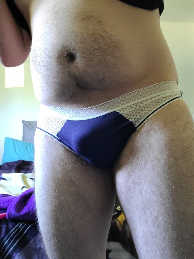 Photo by Gdubdh21 with the username @Gdubdh21,  May 22, 2021 at 5:30 AM. The post is about the topic Cross dressed and the text says 'yesterday's panties of the day'