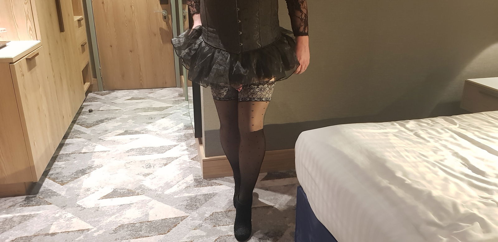 Photo by CorsetLoverCD with the username @CorsetLoverCD,  April 22, 2022 at 12:27 AM. The post is about the topic Crossdressers