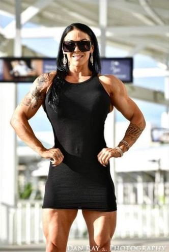 Photo by Blog Tettediferro with the username @tettediferro,  September 17, 2022 at 8:59 AM. The post is about the topic Female Muscle and the text says 'Hot female #bodybuilder and hot #muscle woman Cara Kerluck'