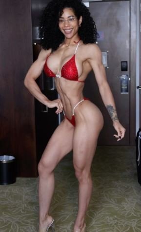 Photo by Blog Tettediferro with the username @tettediferro,  November 21, 2022 at 11:46 AM. The post is about the topic Nude Muscle and the text says 'Hot #mulatto #ifbb and #bodybuilder Jourdanne Lee at #Tettediferro'