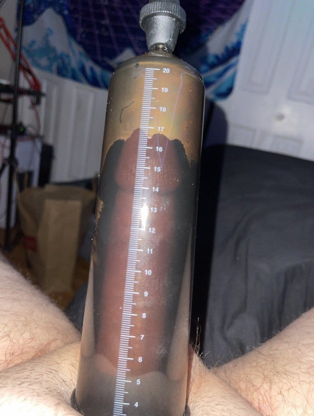 Photo by douglassunfire with the username @douglassunfire,  May 24, 2021 at 9:32 AM. The post is about the topic Cocks Up-Close and Personal and the text says 'a little pump action 🍆🤤
#cock #amateur #bigcock #penispump #toys'