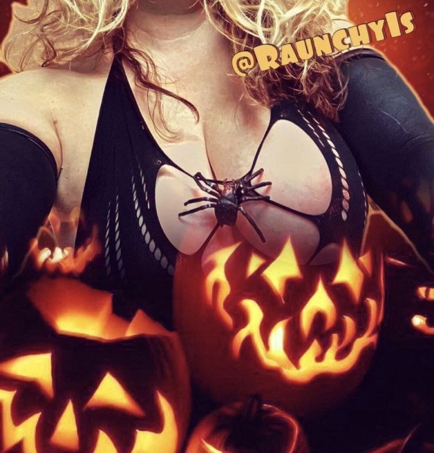 Photo by RuanWillow with the username @RuanWillow, who is a verified user,  October 31, 2021 at 1:55 PM and the text says 'Happy Halloween! check out my new podcast playlist #horrorerotica #podcast #erotica https://vurbl.com/playlist/1WLbrdvywJq'