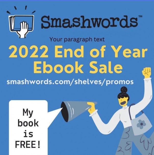 Photo by RuanWillow with the username @RuanWillow, who is a verified user,  December 27, 2022 at 1:27 PM and the text says 'I’ve given away over 1,000 books this month! Want a piece of my pie ?? Hop over to Smashwords & get some hot yum! Smashwords 2022 End of Year Sale! Find them at https://www.smashwords.com/profile/view/RuanWillow FREE there through January 1, 2023...'