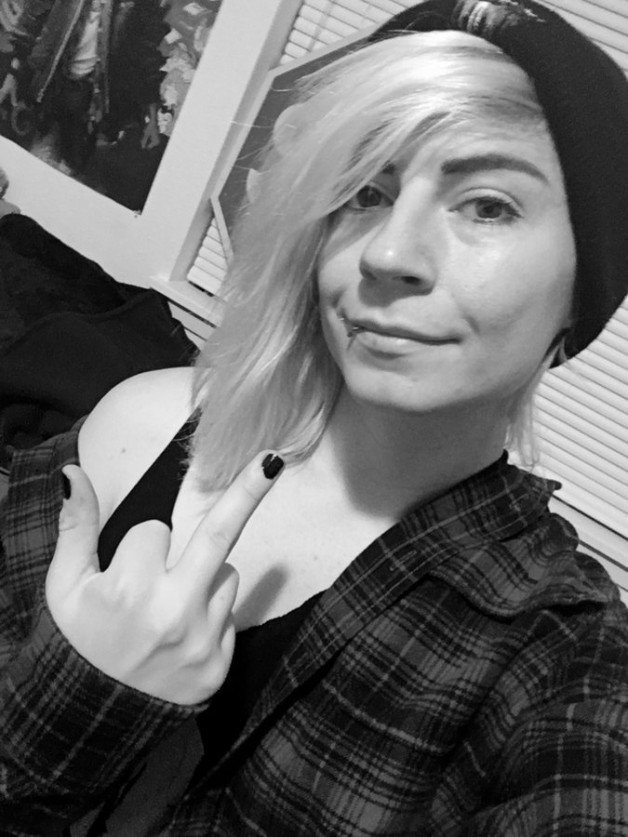 Photo by Taylor the Tomboy with the username @tomboitaylor, who is a star user,  June 4, 2021 at 11:50 AM. The post is about the topic Goth Girls and the text says '(SFW) I'd like to think Jeremy McKinnon would be proud of me for my aesthetic that I definitely didn't steal from him.
.
.
.
.
.
.
#trangirl #transpride #transgender #mtf #queer #nonbinary #punk #goth #emo #emogirl #gothgirl #flannel #plaid #beanie..'