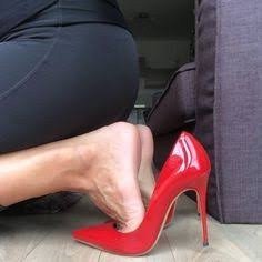 Photo by Faslsa77 with the username @Faslsa77,  May 28, 2021 at 10:28 AM. The post is about the topic Shoes, Shoes and Shoes and the text says 'Heel popping is hot! #footfetish #feet #shoes #highheels #shoefetish'