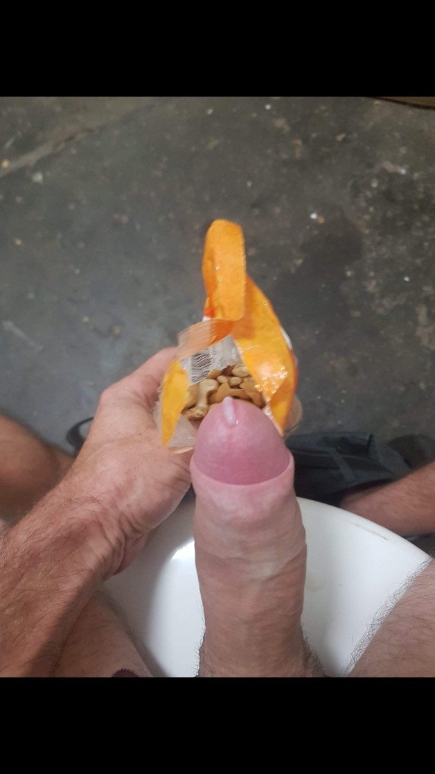 Photo by Kernowman with the username @Kernowman,  January 30, 2023 at 1:53 PM. The post is about the topic Cum Freaks and the text says 'cumming in my work colleagues snack..'