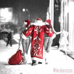 Photo by This Erotic Life with the username @ThisEroticLife,  December 25, 2023 at 1:01 AM. The post is about the topic This Erotic Life and the text says 'To ALL our followers, contributors and fellow Sharesomers. We would like to wish you all a very Merry Christmas and erotic holiday season. Have fun X'