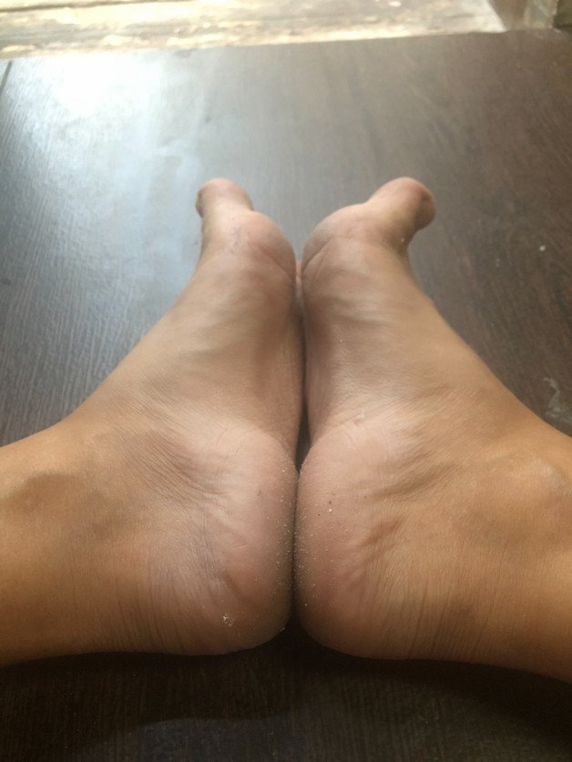 Album by RiderFloor with the username @riderfloor, who is a star user,  June 26, 2021 at 8:28 PM. The post is about the topic Foot Worship and the text says 'I think, I have found the perfect place for your dick?! What do You think?
#tinytoes #soles #footfetish'