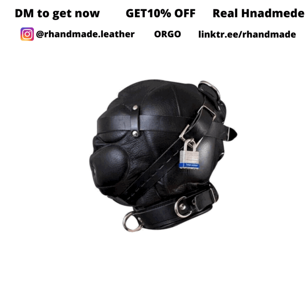 Photo by R handmade BDSM with the username @RhandmadeBDSM,  June 15, 2021 at 9:31 AM. The post is about the topic Bondage and the text says 'Handmade Genuine Black leather Sensory Deprivation Hood Bondage BDSM Unisex

#mistress #bdsmsub #femdom #bdsmkink #bdsmpetplay #leather #ddlgcommunity #spanking #sextoys #shibaribondage #domination #daddy #bondageset #bondagegirl #bondageart #BDSM #erotic..'