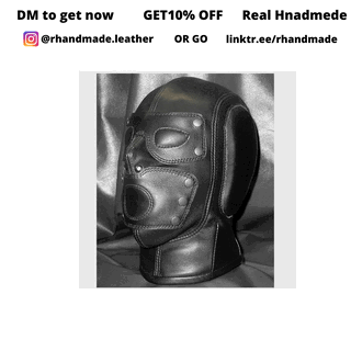 Photo by R handmade BDSM with the username @RhandmadeBDSM,  June 17, 2021 at 12:45 AM. The post is about the topic Bondage and the text says 'Handmade Genuine Leather Gimp Mask Air Tight Hood with Blindfolds and Mouth Gag Bondage


#mistress #bdsmsub #femdom #bdsmkink #bdsmpetplay #leather #ddlgcommunity #spanking #sextoys #shibaribondage #domination #daddy #bondageset #bondagegirl #bondageart..'