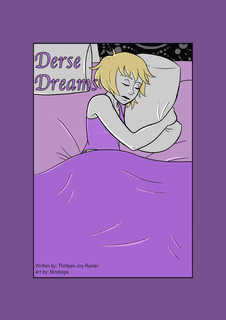 Photo by OkuChinpo with the username @OkuChinpo,  July 2, 2021 at 1:50 PM. The post is about the topic Homestuck and the text says 'Derse Dreams: Written by Thirteen-Joy-Ruiner, Art by Mindwipe'