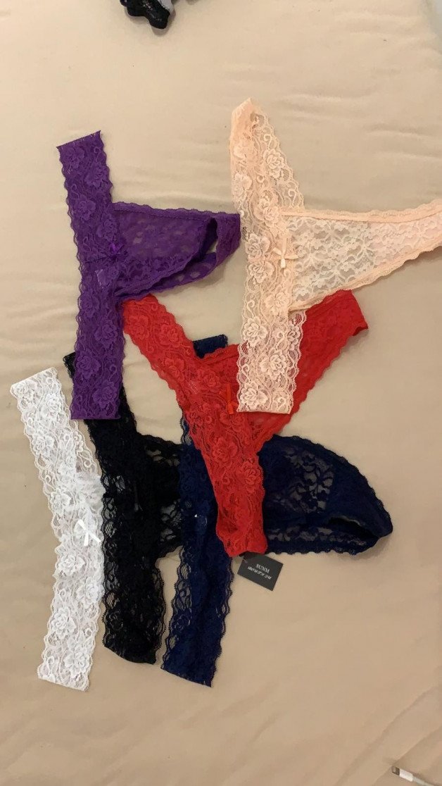 Photo by Dumbsissy with the username @Dumbsissy,  July 5, 2021 at 2:55 PM. The post is about the topic Sissy_Faggot and the text says 'My panty collection. Do you think Im missing anything?'