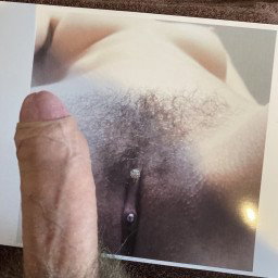 Watch the Photo by Havewood with the username @Havewood, posted on October 12, 2021. The post is about the topic My cock and cum tributes for you. and the text says 'cocking that bush'