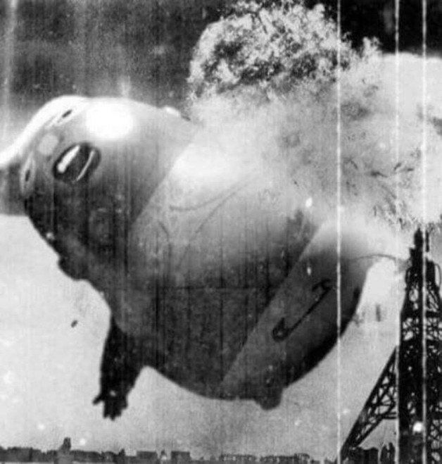 Photo by jwren1976 with the username @jwren1976,  August 15, 2023 at 1:14 PM and the text says 'baby trump / hindenburg'