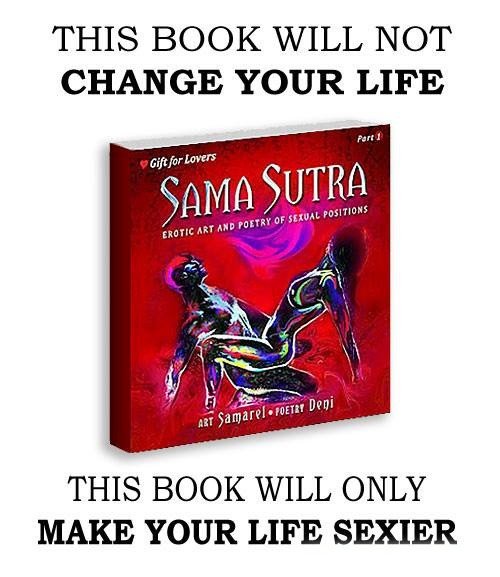 Photo by Samarel with the username @samarel, who is a verified user,  August 25, 2020 at 5:09 PM and the text says 'Are you looking for new sex positions? 
This ebook is for you! Enjoy passionate love making with this unique sexual positions guide by your bed. 
Order new passion into your life now.
https://www.samareleros.com/sama-sutra'