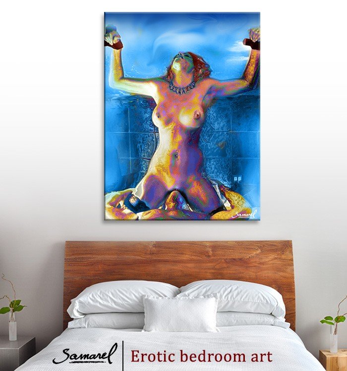 Photo by Samarel with the username @samarel, who is a verified user,  October 2, 2019 at 7:29 PM. The post is about the topic MILF and the text says 'Art in your bedroom?'