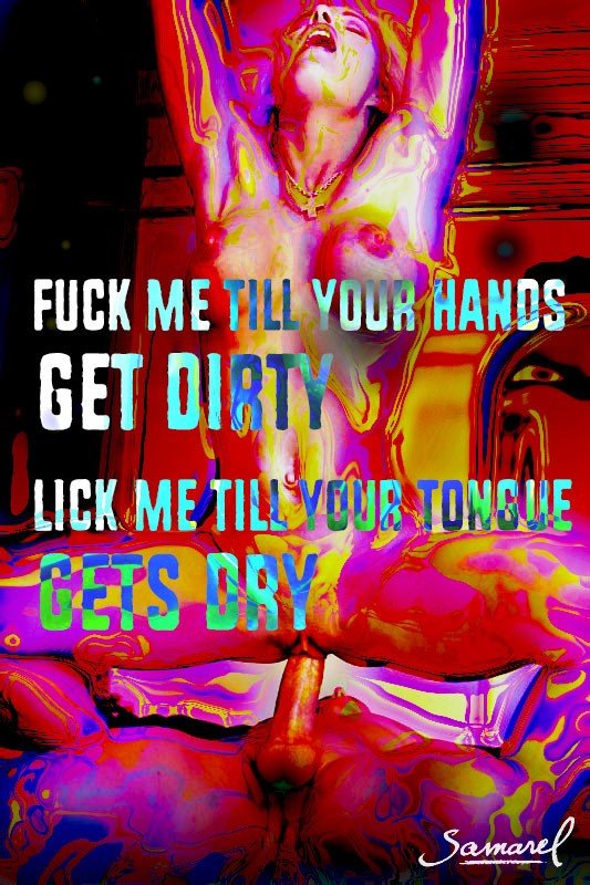 Photo by Samarel with the username @samarel, who is a verified user,  December 23, 2018 at 6:11 PM. The post is about the topic BDSM tumblr and the text says 'Fuck andshare some
Art......
https://www.samarelart.com'