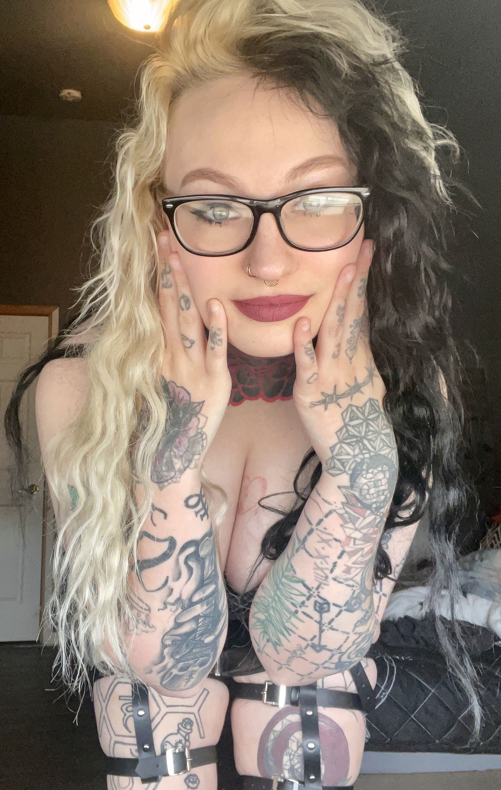 Album by PrincessPeachyBitch with the username @PrincessPeachyBitch, who is a star user,  September 22, 2023 at 9:38 PM. The post is about the topic Tattoo and the text says 'ready?'