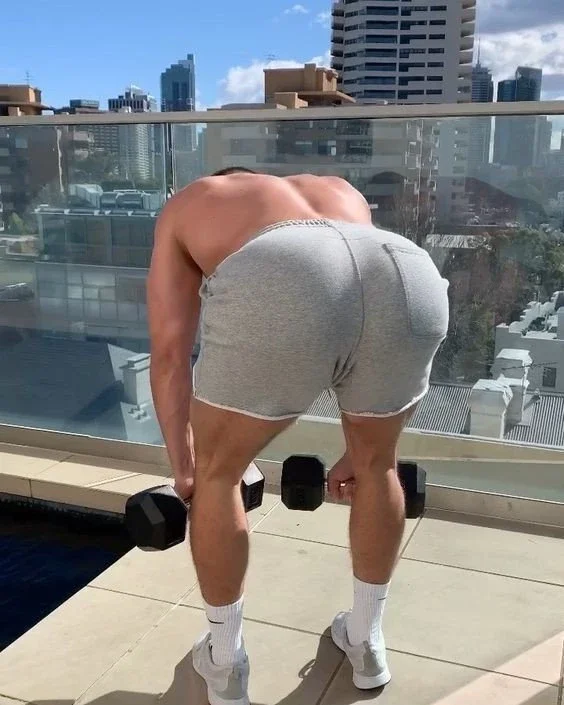 Photo by BubbleButtSir with the username @BubbleButtSir, who is a verified user,  April 12, 2024 at 5:05 AM and the text says '"Doing all these squats for you daddy"'